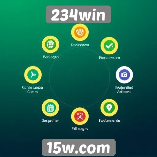 Funcionalidades principais do site 234win